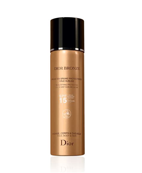 Dior Bronze Huile en brume protectrice hâle sublime SPF 15 